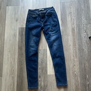 Signature by Levi Strauss Dark Blue Women's Skinny Jeans 535 super skinny